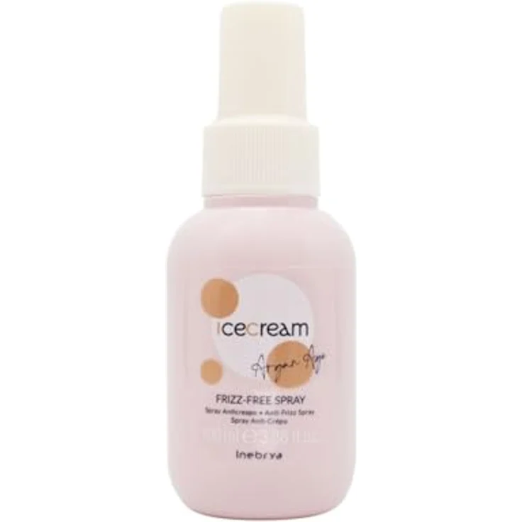 Inebrya Ice Cream Argan Age Spray Anticrespo 100 ml, Haarstyling Spray mit Arganöl-Glanzpflege – Bild 1