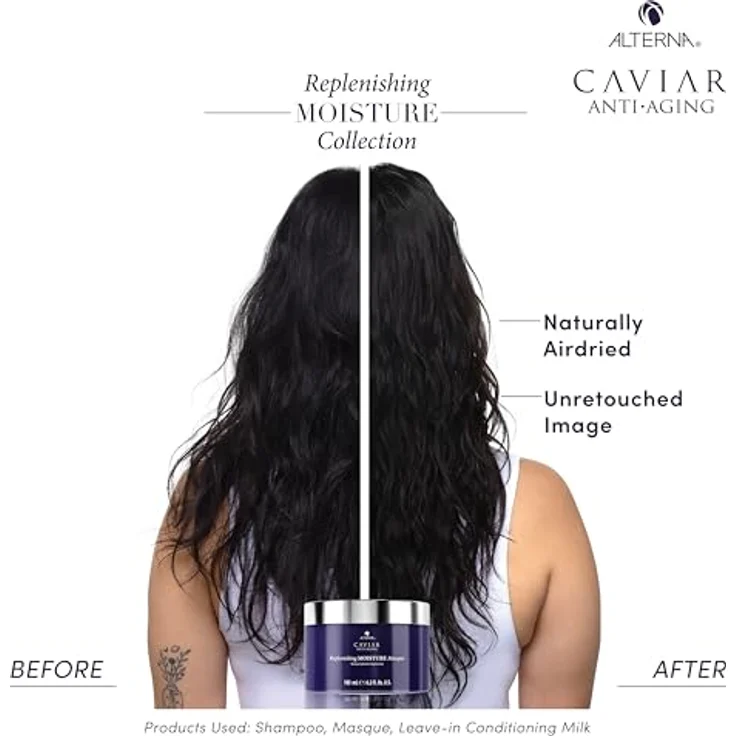 Alterna Caviar Anti-Aging Replenishing Moisture Hair Masque, Haarmaske für trockenes und grobes Haar, 183 ml – Bild 6
