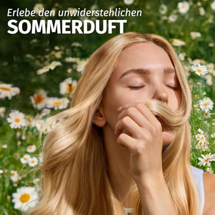 Herbal Essences Geschmeidig & Glänzend Pflegespülung mit Kamille, 250ml, Vegan, 97% natürliche Inhaltsstoffe, Sommerduft – Bild 4