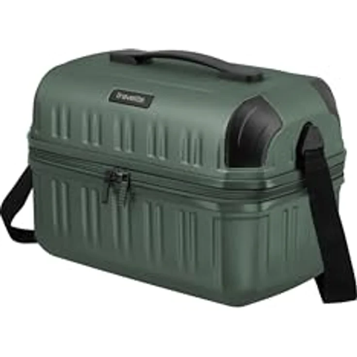 Travelite Dynamiic Beautycase 38 cm, grün, aus 100% ABS, 38 x 23 x 27 cm – Bild 1