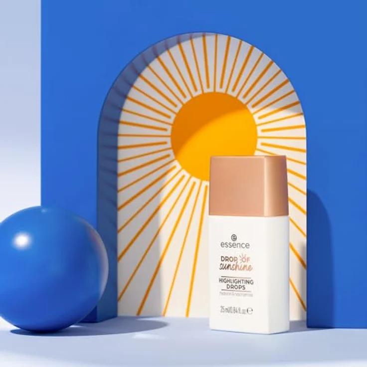 essence Drop of Sunshine, flüssiger Aufheller mit lichtreflektierenden Pigmenten, 25 ml, alkoholfrei und vegan – Bild 7