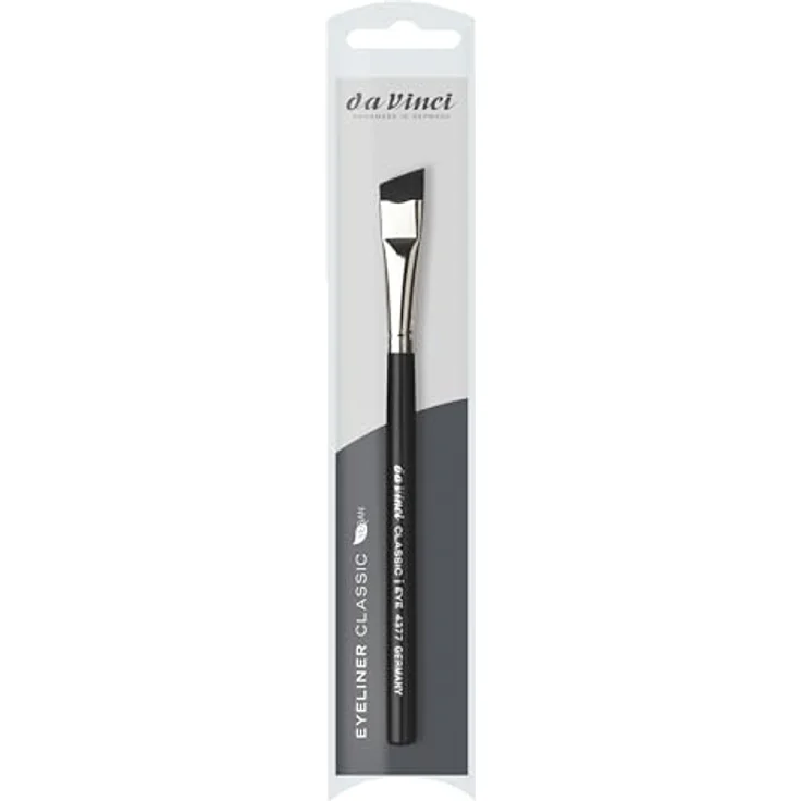 Da Vinci Eyelinerpinsel Schräg, veganer Pinsel mit feinen Kunstfasern für präzise Lidstriche und Augenbrauen, 1 ct – Bild 4