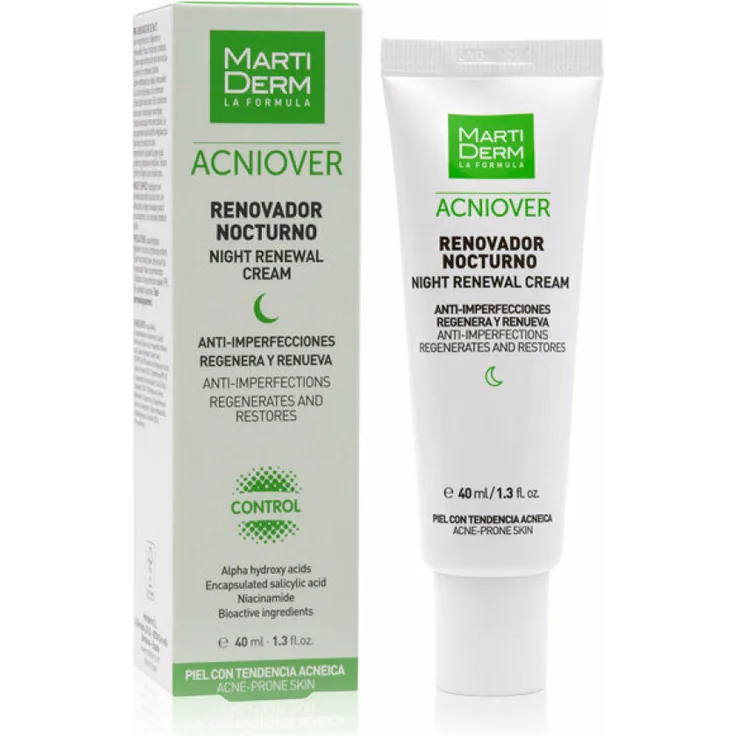 Martiderm Acniover Night Renewal 40 ml Nachtpflege mit pflegender Wirkung für alle Hauttypen