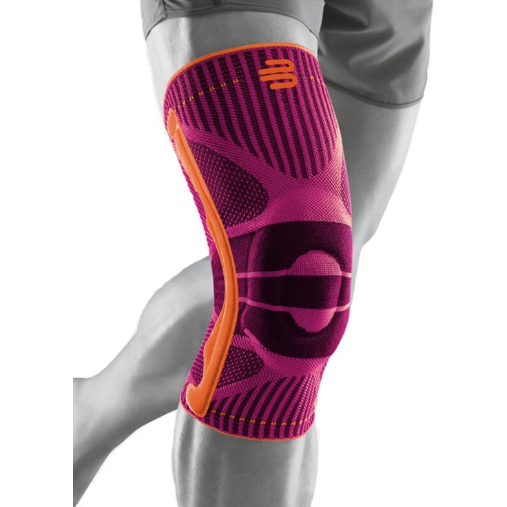 Bauerfeind Kniebandage Sports Knee Support, Pink, XL