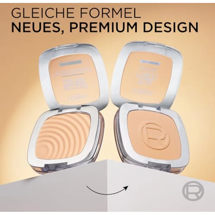L'Oréal Paris True Match Puder, Mattierendes Kompaktpuder mit LSF 8, inkl. Spiegel und Schwamm, Farbe Nr. 8.W, 9 g – Bild 3