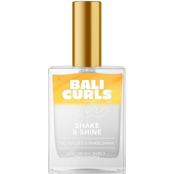 Bali Curls Shake & Shine Oil, Auffrischendes Pflegeöl für Locken & Wellen mit Hyaluronsäure und Panthenol, 100 ml – Für Glanz und Geschmeidigkeit