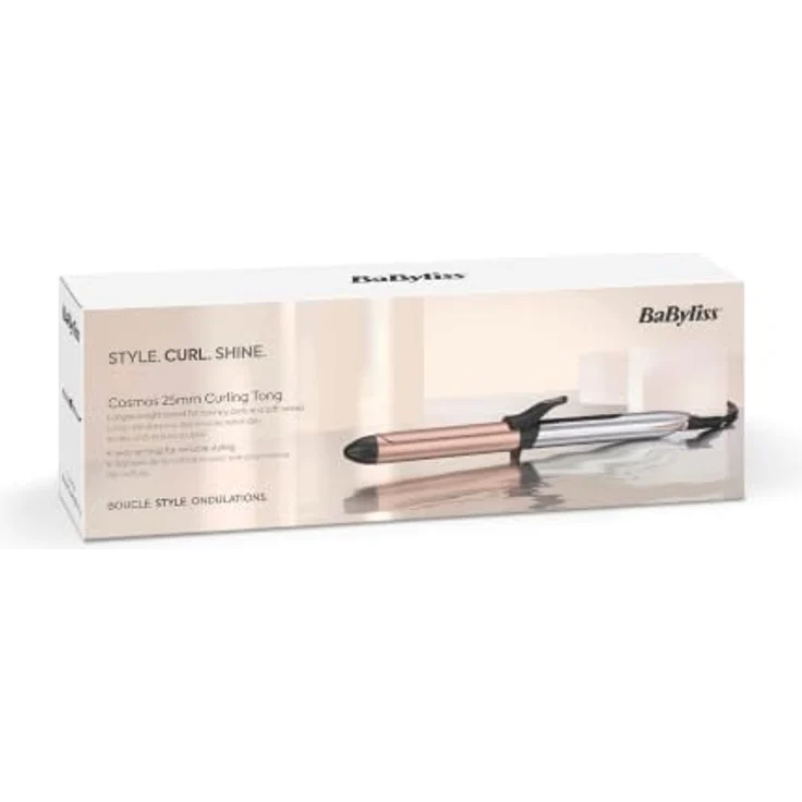 BABYLISS C 263 E Cosmos Lockenstab, 25 mm Heizstab mit Keramikbeschichtung, 6 Temperaturstufen bis 210 °C, Drehkabel 2,5 m – Bild 11