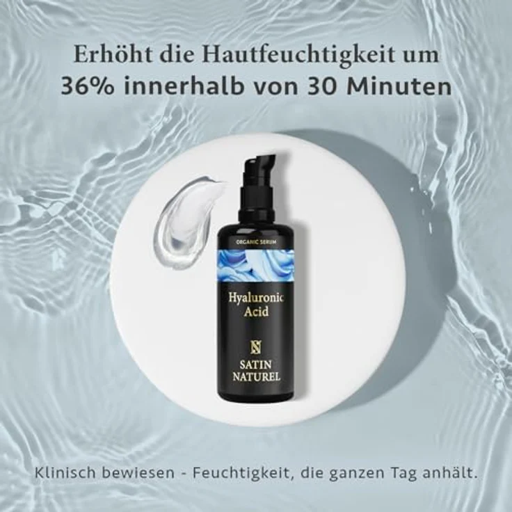 Satin Naturel Bio Hyaluronsäure Konzentrat 100ml – Bild 5