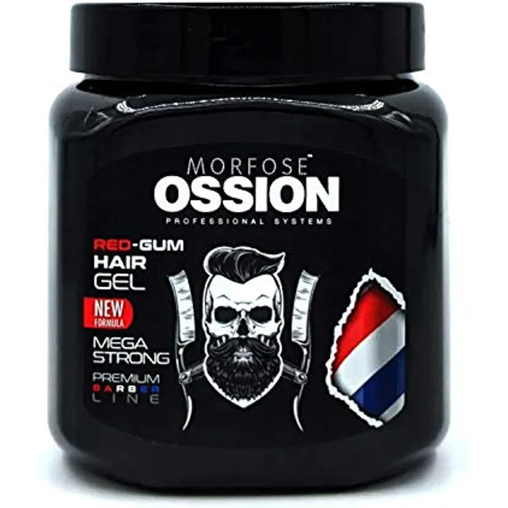 Morfose Ossion Premium Barber Line Red Gum Mega Strong Haargel 750 ml