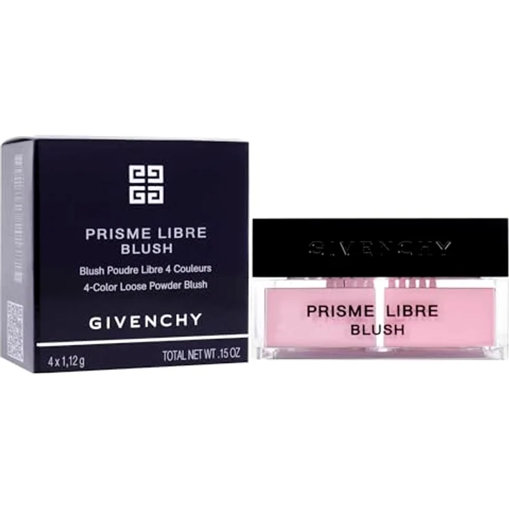Givenchy Prisme Libre Blush 4 Color Loose Powder Blush - 01 Mousseline Lilas 4x1,12 g - Rouge von Givenchy – Bild 3