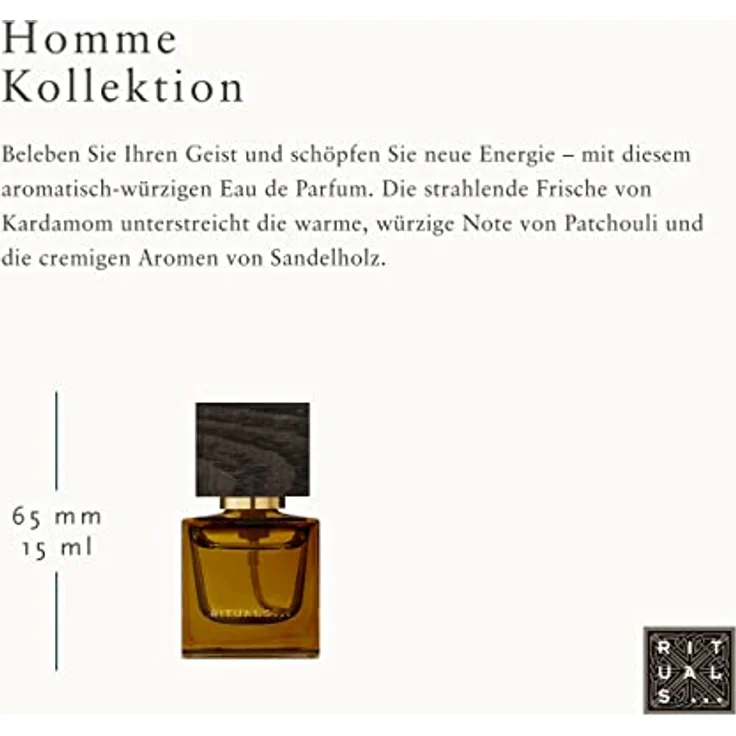 RITUALS, The Ritual of Homme L'Essentiel, Eau de Parfum, Herrenduft, 15 ml – Bild 3