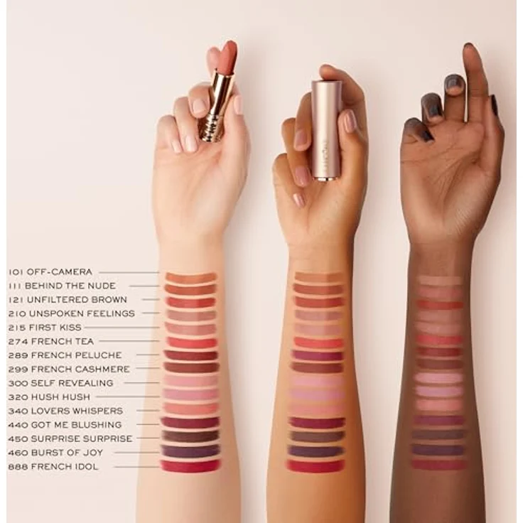 Lancôme L'Absolu Rouge Intimatte Off-Camera 101, Lippenstift mit mattem Finish und feuchtigkeitsspendenden Grand-Rose-Extrakten – Bild 5