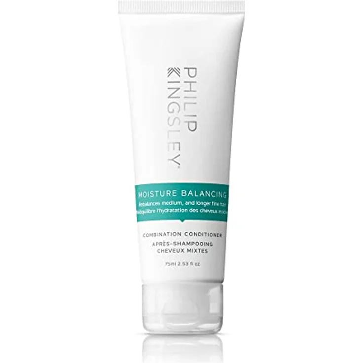 Philip Kingsley Moisture Balancing Combination Conditioner, feuchtigkeitsspendender Conditioner für Glasur, Weichheit und ausgewogene Feuchtigkeit, 75ml – Bild 1