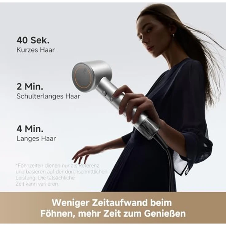 MOVA Shine 10 Haartrockner, 110.000 U/min mit Moisture Caring Tech, Plasma-Ionen-Pflege, leise, 5 Modi für Zuhause, Salon und Reisen – Bild 4