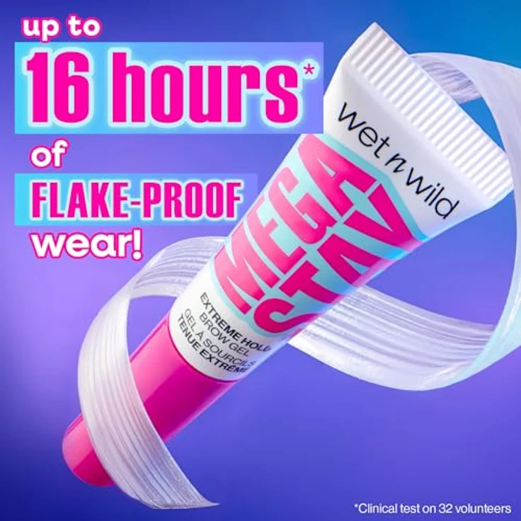 Wet n Wild Mega Stay Extreme Hold Augenbrauen-Gel, 5.6 ml, langanhaltende Fixierung mit Laminierungseffekt, vegan – Bild 5