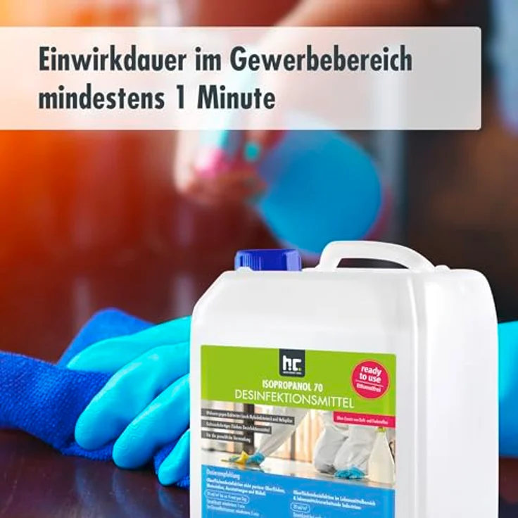 4 x 5 Liter Desinfektionsmittel für Hände & Flächen - anwendungsfertig – Bild 6