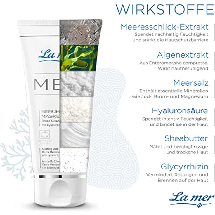 La Mer MED Beruhigende Maske - Feuchtigkeitsspendend, hautberuhigend - 50 ml – Bild 2