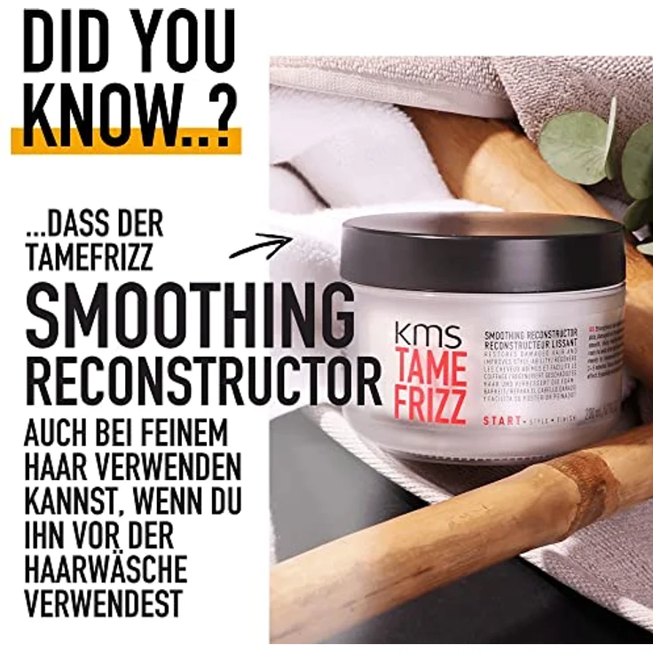 KMS Tame Frizz Start Smoothing Reconstructor Maske 200 ml – Bild 6