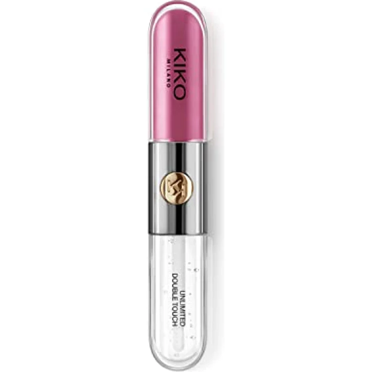 KIKO Milano Unlimited Double Touch, langanhaltender flüssiger Lippenstift mit Glanz, Farbton 118 Orchid, 6 ml – Bild 3