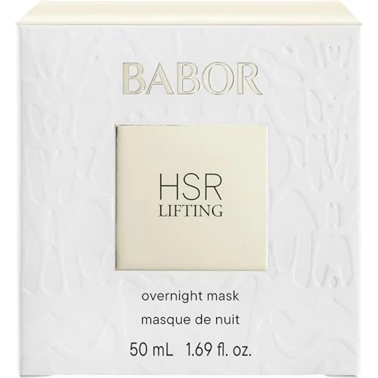 BABOR HSR LIFTING Overnight Mask, Gesichtspflege gegen Falten, Anti-Aging Crememaske für jede Haut, Mit Vitamin E, Argan- und Mandelöl, Pflanzliche Peptide, Glatte und strahlende Haut, Vegan, 1x50 ml – Bild 2