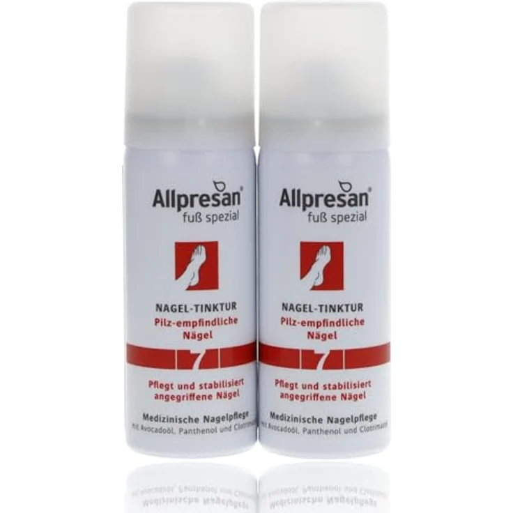 Allpresan Fuß spezial Nr. 7 Nageltinktur, therapiebegleitende Pflege für pilz-empfindliche Nägel mit Avocadoöl und Panthenol, 50 ml – Bild 1
