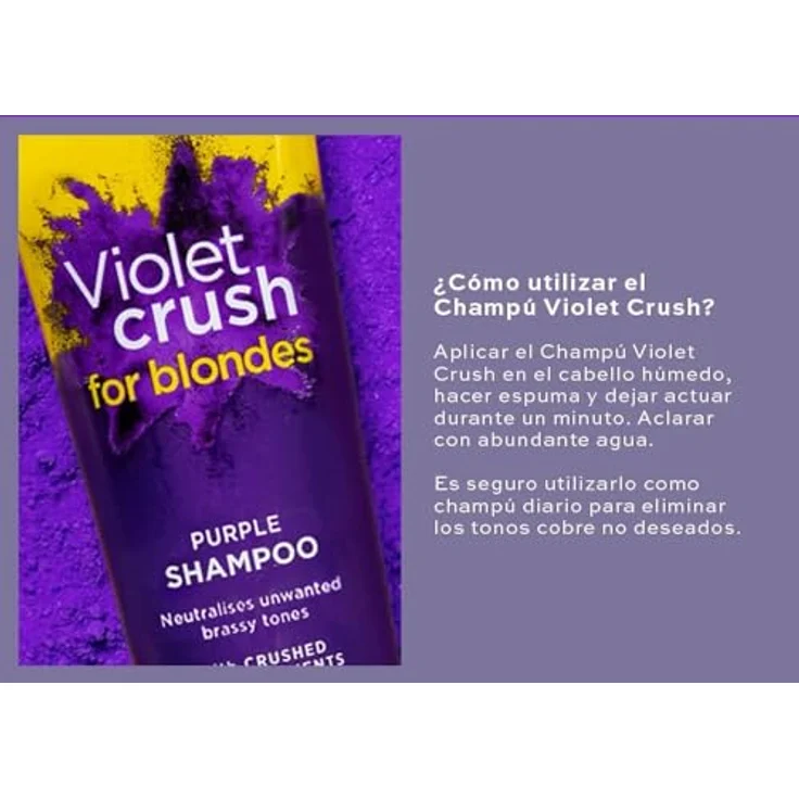 John Frieda Violet Crush For Blondes Champoo 250 ml – Bild 3