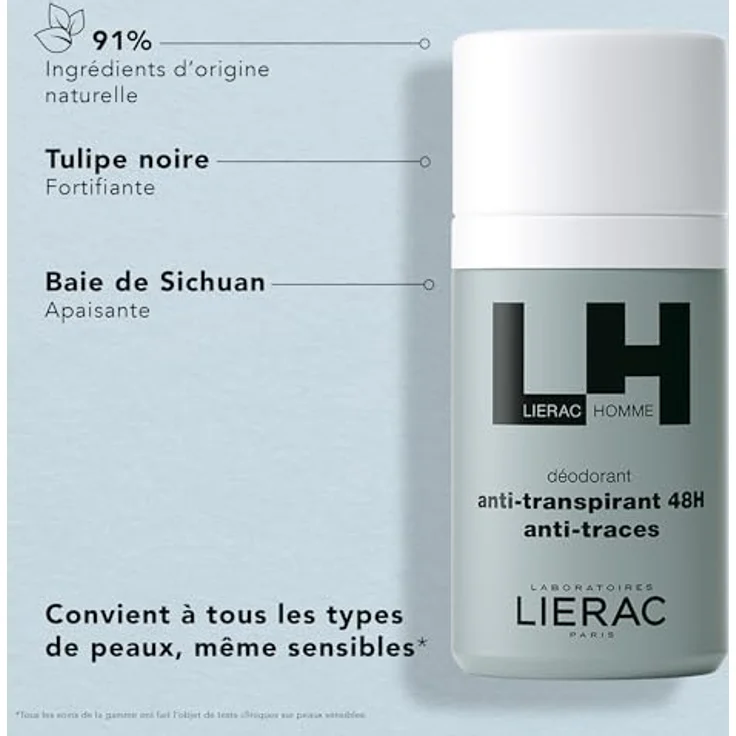Lierac Deodorant Homme Déodorant 50 ml – Bild 3