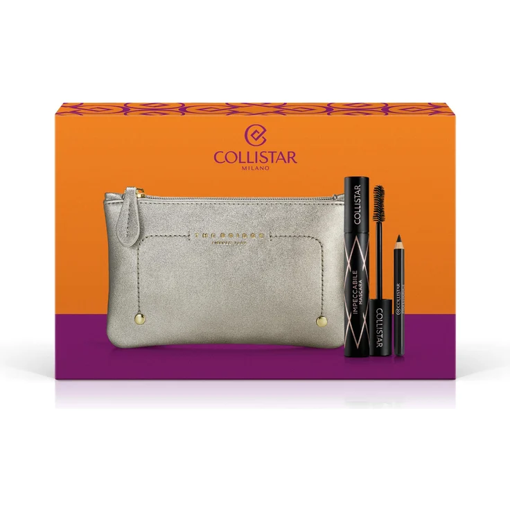 Collistar Cofanetto Impeccabile Mascara Ultra Nero, volumengebende Mascara mit intensivem, tiefschwarzem Farbton, Set mit 3 Einheiten, 12 ml pro Einheit