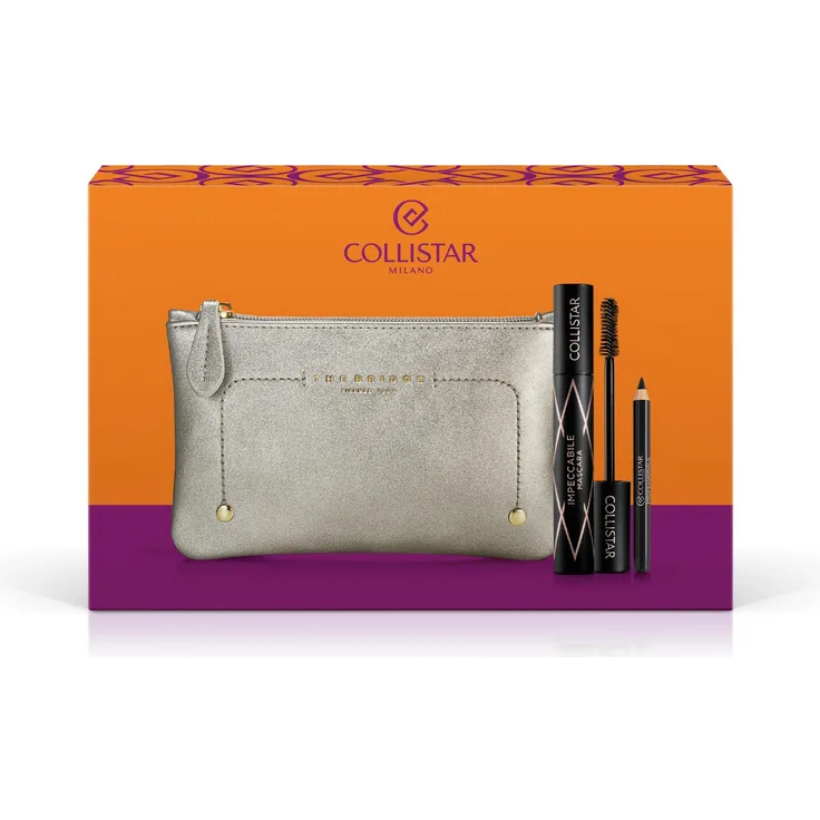 Collistar Cofanetto Impeccabile Mascara Ultra Nero, volumengebende Mascara mit intensivem, tiefschwarzem Farbton, Set mit 3 Einheiten, 12 ml pro Einheit