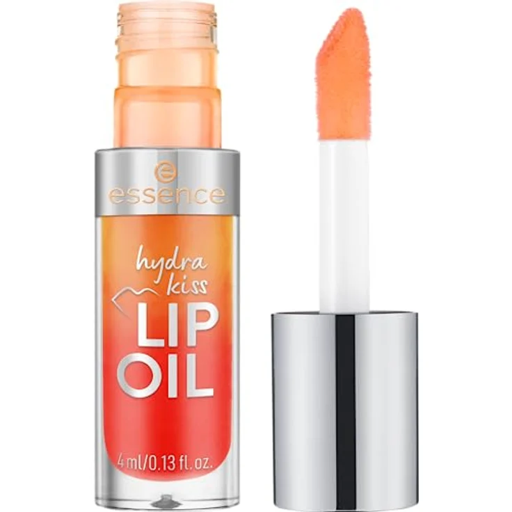 essence hydra kiss LIP OIL, Lipgloss, Nr. 02, Orange, feuchtigkeitsspendend, pflegend, mit Ölen, glänzend, vegan, ohne Parabene, ohne Mikroplastikpartikel, Nanopartikel frei, 1er Pack (4ml) – Bild 2