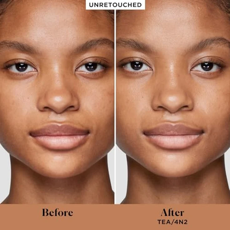 Laura Mercier REAL FLAWLESS FOUNDATION, schwerelose, wasserfeste Foundation mit aufbaubarer Deckkraft, 29 ml, Farbe 4N2 Tea – Bild 3