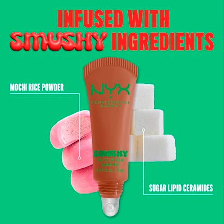 NYX Professional Makeup Smushy Matte Lip Balm, Lippenbalsam mit veganer Formel, 8 ml – Bild 6