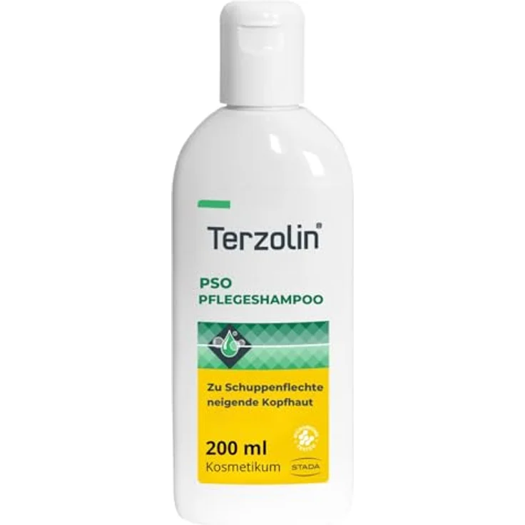 TERZOLIN Terzolin® Sanftes PSO Pflegeshampoo für Schuppenflechte, 200ml – reduziert Juckreiz, ohne Duftstoffe und Parabene – Bild 1