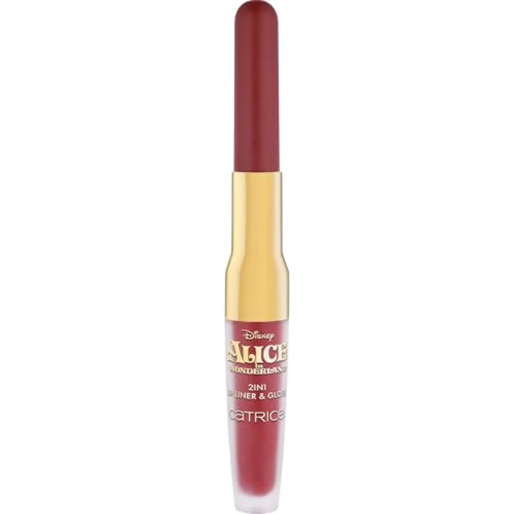Catrice Disney Alice in Wonderland 2in1 Lip Liner & Gloss, warmes Rosenholz-Ton, 1,8 g – Bild 2