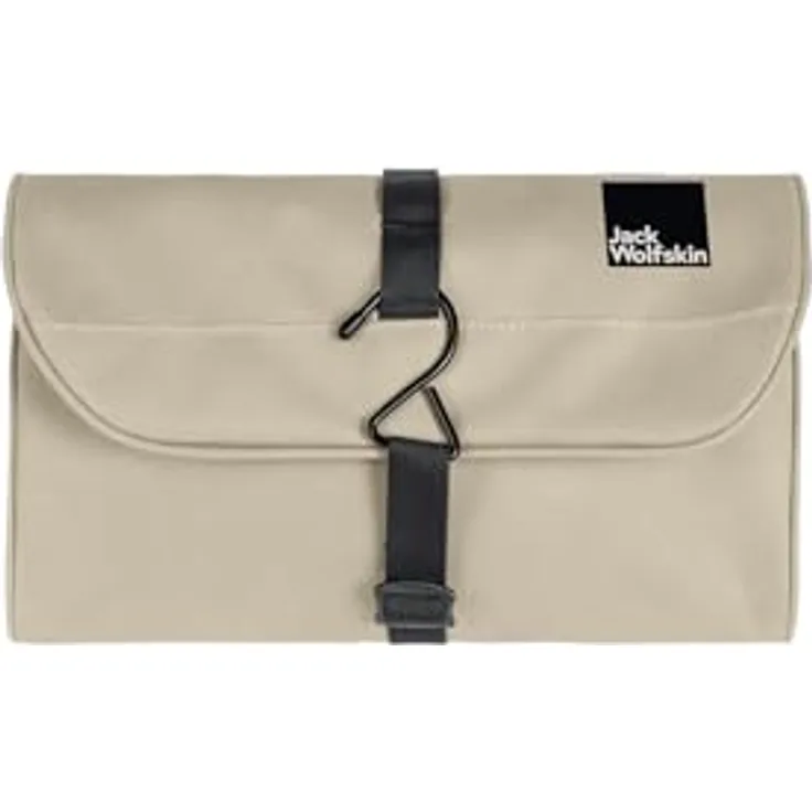 Jack Wolfskin Konya Necessaire, grau, 1 l, robustes Armatech Plus 600D-Gewebe, mit abnehmbaren Spiegel und mehreren Fächern