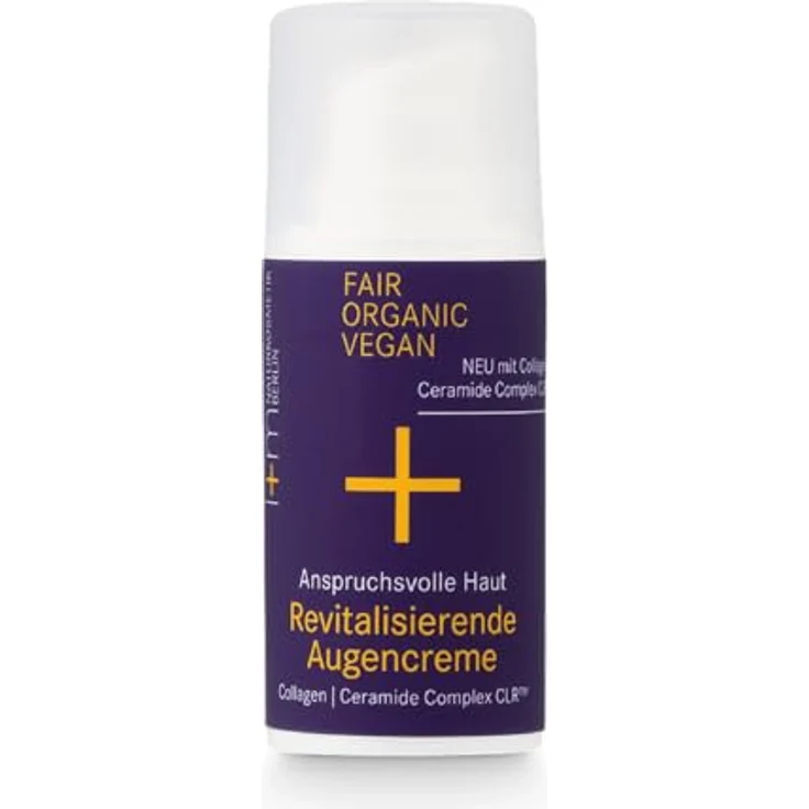 i+m Naturkosmetik Revitalisierende Augencreme mit Collagen & Ceramide Complex - Feuchtigkeit für trockene und reife Haut, 100% vegan - 15 ml – Bild 2