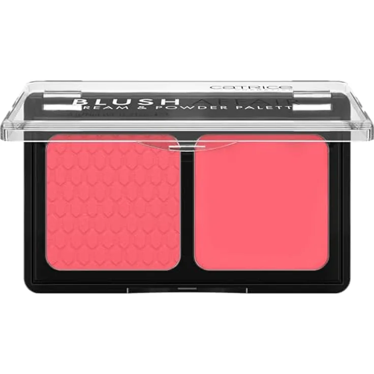 Catrice Blush Affair Cream & Powder Palette, Rougepalette, Nr. 010, Rot-Töne, sofortiges Ergebnis, vegan, ohne Konservierungsstoffe, ohne Parabene, ohne Mikroplastikpartikel, 1er Pack (6g)