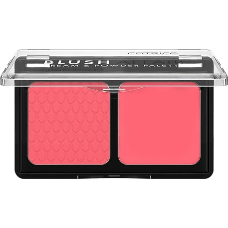 Catrice Blush Affair Cream & Powder Palette, Rougepalette, Nr. 010, Rot-Töne, sofortiges Ergebnis, vegan, ohne Konservierungsstoffe, ohne Parabene, ohne Mikroplastikpartikel, 1er Pack (6g) – Bild 1