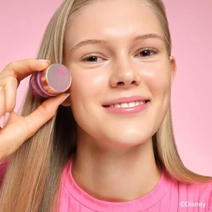 Essence Disney Alice in Wonderland Lip Mask, pflegende Lippenmaske mit Swirl-Textur in Violett und Rosa, 14 g – Bild 3