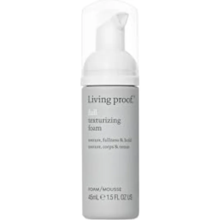 Living Proof Full Texturizing Foam | Voluminisierender Trockenschaum für mehr Textur und Struktur | Idealer Hitzeschutz | Cruelty Free | 45ml
