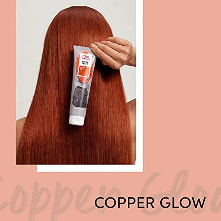 Wella Professionals Color Fresh Mask Copper Glow - Haarkur mit Avocadoöl, für mittelblondes, hellbraunes und gefärbtes Haar - 150 ml – Bild 5