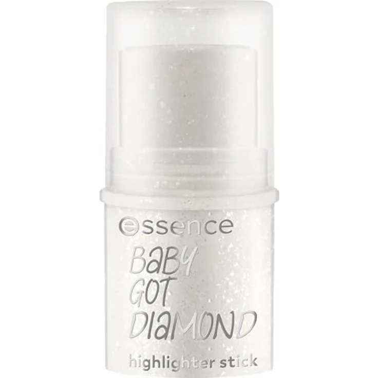 essence cosmetics BABY GOT DIAMOND highlighter stick, Silber, glänzend, strahlend, shimmernd, glitzernd, vegan, 5.4g, ohne Parfüm, ohne Konservierungsstoffe, ohne Parabene – Bild 2