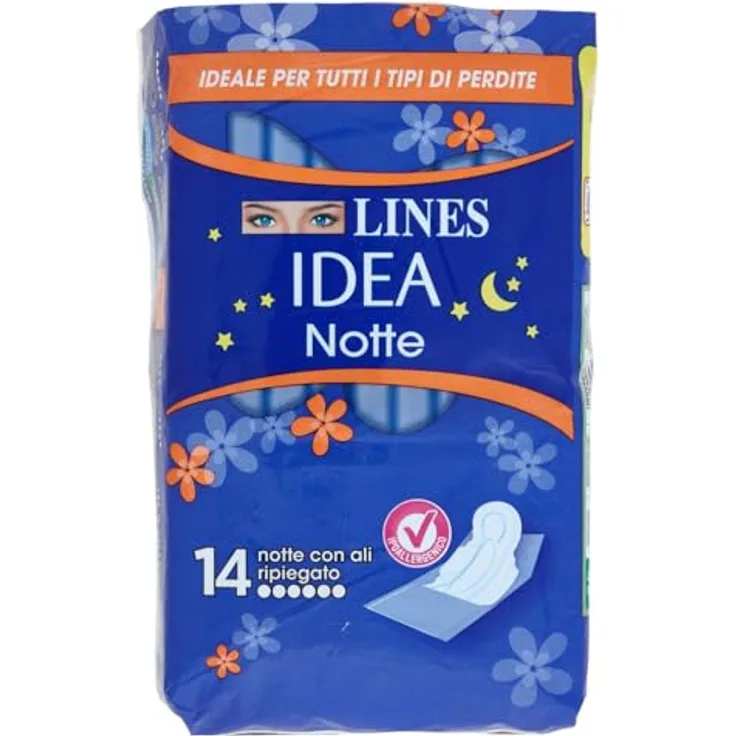 ACE Lines Idea Notte X 14 Ripiegato, Damenbinden, FATER
