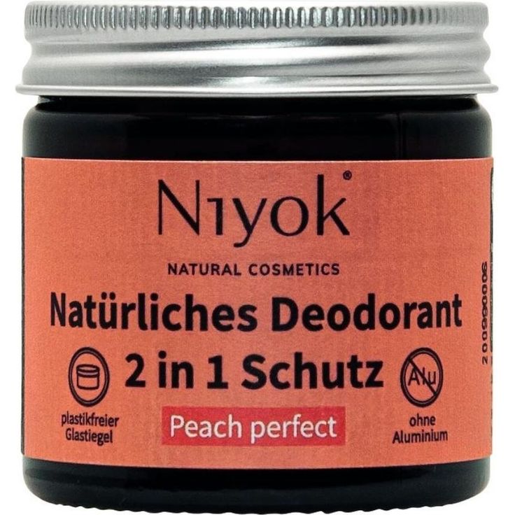Niyok - 2in1 Deodorant Creme Peach perfect - 40 ml
