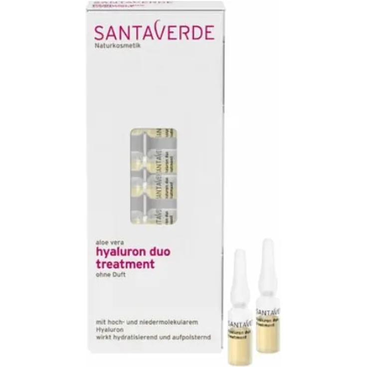 Santaverde Hyaluron Duo Treatment, 10X1 ml mit pflegender Wirkung