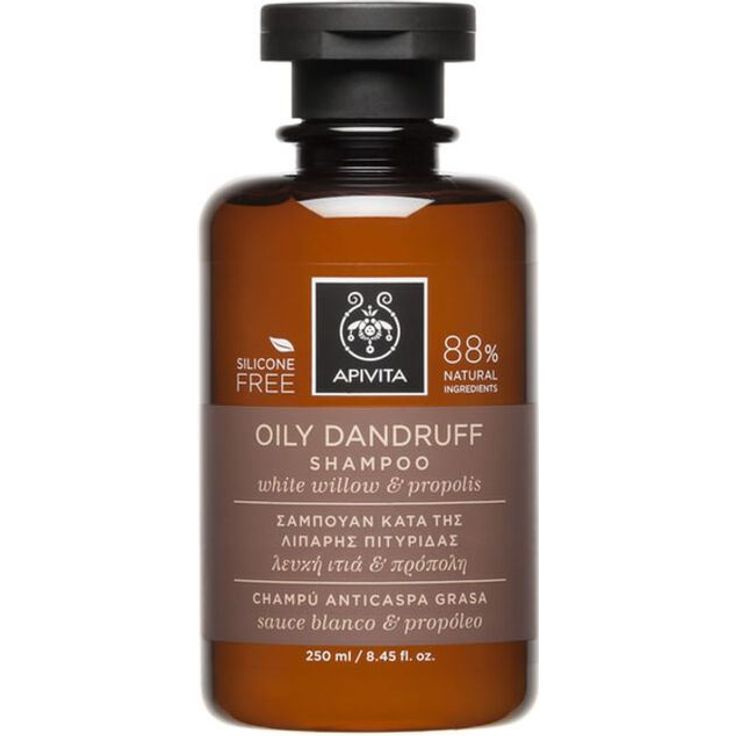 Apivita Oily Dandruff Shampoo With White Willow And Propolis 250ml