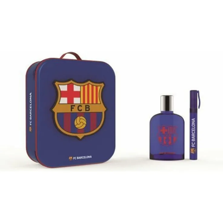 FC Barcelona Set Eau de Toilette (EdT) 100 ml + Deodorant Roll-On 10 ml + Tasche