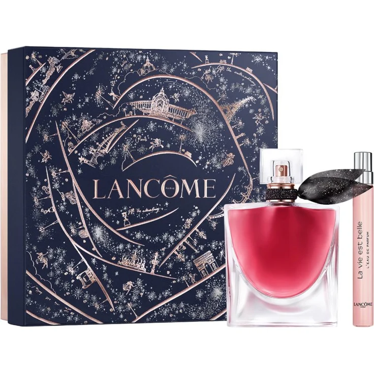Lancôme La vie est belle Elixir Geschenkset, Damen-Duftset mit Eau de Parfum 50 ml und 10 ml Miniatur, ideal für unterwegs