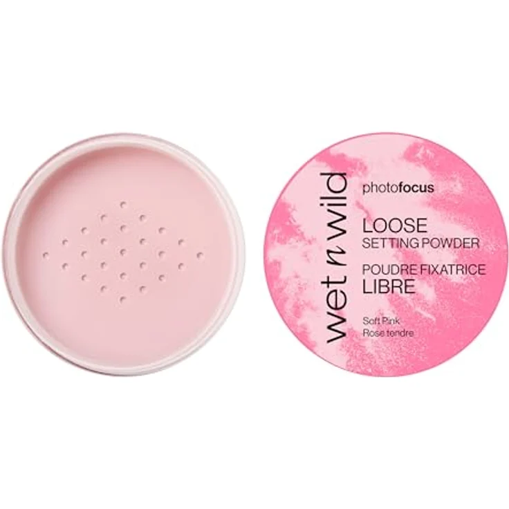 Wet n Wild PhotoFocus loser Puder, Soft Pink, 20 g – mattierend, aufhellend, fixiert Make-up, verleiht Weichzeichnungseffekt – Bild 3