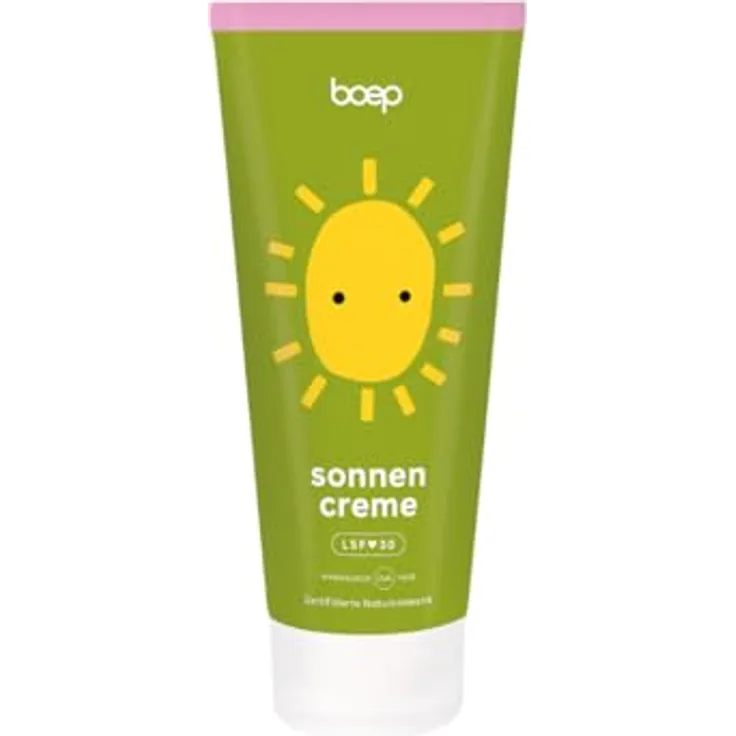 boep Sonnencreme LSF 30 (200 ml) – Mineralischer Sonnenschutz für Babys, Kinder & Erwachsene – Mit Zinkoxid, ohne chemische UV-Filter & Phthalate – Vegane Naturkosmetik, Made in Germany